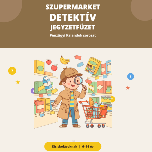 Szupermarket detektív jegyzetfüzet - Nyomozz, számolj, spórolj!