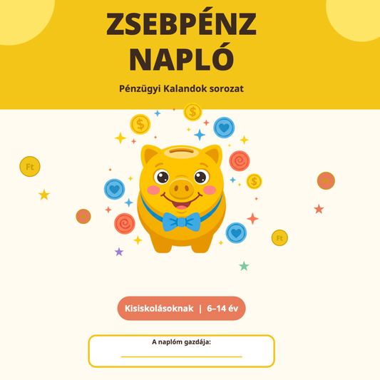 Zsebpénz napló - Kövesd nyomon a pénzed 52 héten át